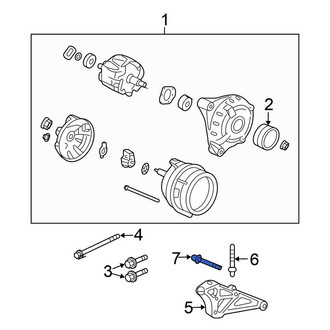 Honda OE - Alternator Bracket Bolt