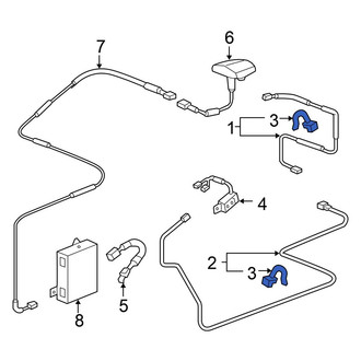 Honda OE - Front Antenna Cable Clip