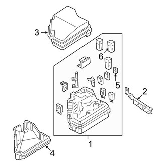 Honda OE - Electrical Components (Under Hood), (1.4L / 1.8L / 2.0L)