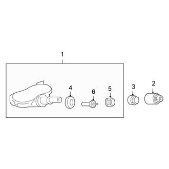 Honda OE - Electrical - Tire Pressure Monitor Components (DX / EX / EX-L / GX / LX / LX-S)