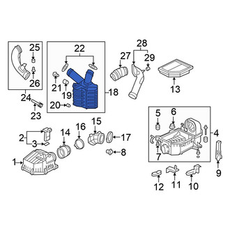 Honda OE - Engine Air Intake Resonator