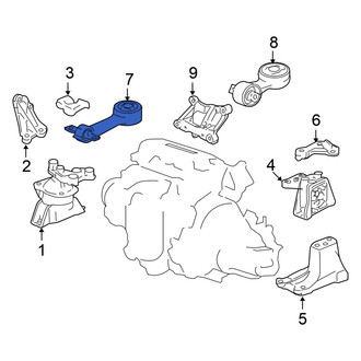 Honda OE - Upper Engine Mount