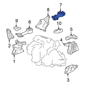 Honda OE - Lower Engine Mount