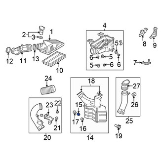 Honda OE - Engine Air Intake Resonator Insulator