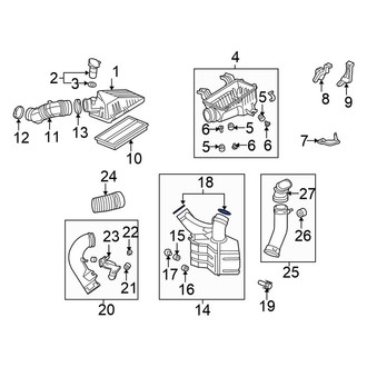 Honda OE - Engine Air Intake Resonator Seal