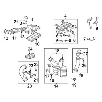 Honda OE - Engine / Transaxle - Air Intake (2.0L)