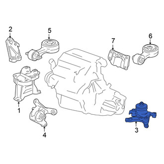 Honda OE - Manual Transmission Mount