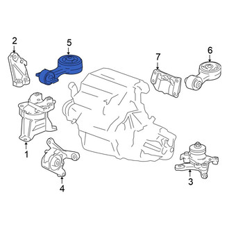 Honda OE - Upper Engine Mount