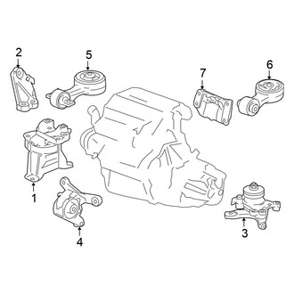 Honda OE - Engine / Transaxle - Engine & Transmission Mounting