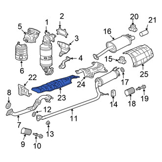 Honda OE - Exhaust Heat Shield