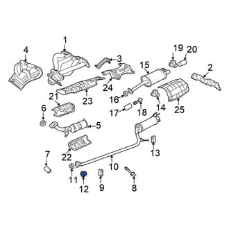 Honda OE - Rear Suspension Stabilizer Bar Link Nut