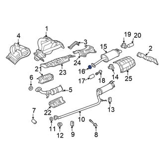 Honda OE - Exhaust Muffler Gasket