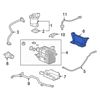 Honda OE - Vapor Canister Bracket