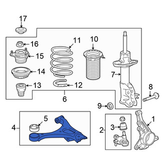 Honda OE - Front Right Suspension Control Arm