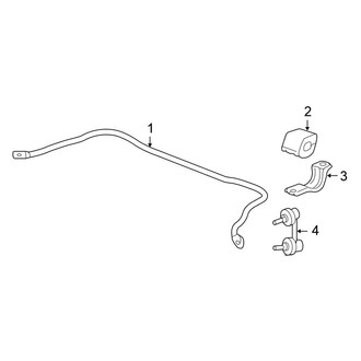 Honda OE - Front Suspension - Stabilizer Bar & Components (1.4L / 1.8L / 2.0L)