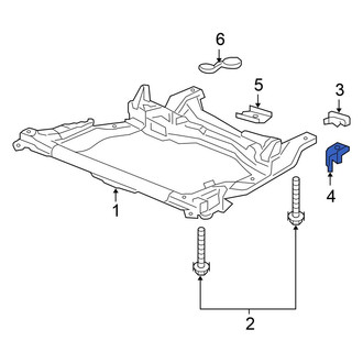 Honda OE - Left Engine Cradle Bracket