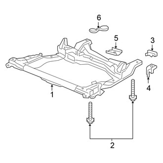Honda OE - Front Suspension - Suspension Mounting (1.4L / 1.8L / 2.0L)