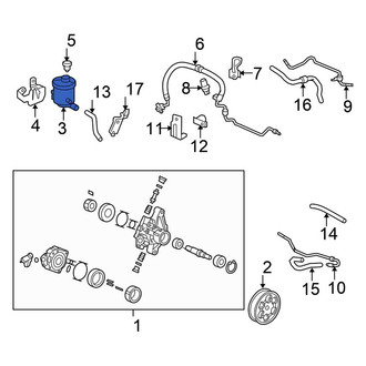 Honda OE - Power Steering Reservoir
