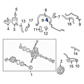 Honda OE - Front Power Steering Pressure Switch