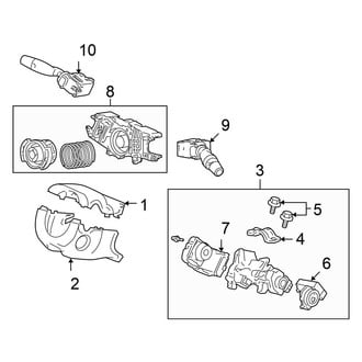 Honda OE - Steering Column - Shroud, Switches & Levers