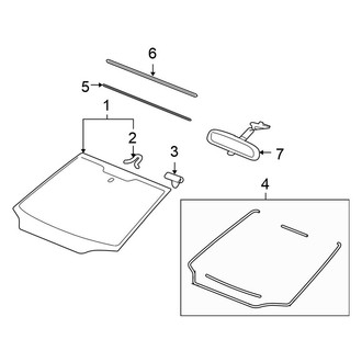 Honda OE - Windshield - Glass (DX / EX / LX Coupe)