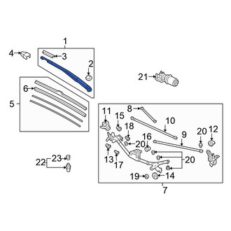 Honda OE - Right Wiper Arm