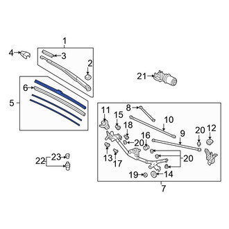 Honda OE - Right Wiper Blade