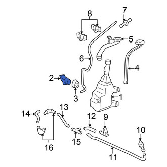 Honda OE - Windshield Washer Pump