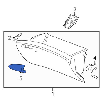 Honda OE - Front Glove Box Handle