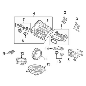 Honda OE - Instrument Panel - Sound System (Coupe)