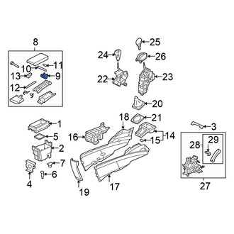 Honda OE - Center Console Latch