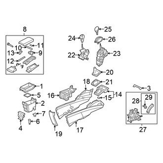 Honda OE - Center Console (1.4L / 1.8L / 2.0L)