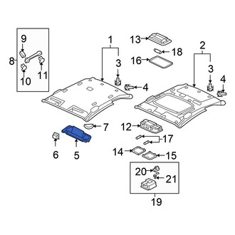 Honda OE - Left Sun Visor