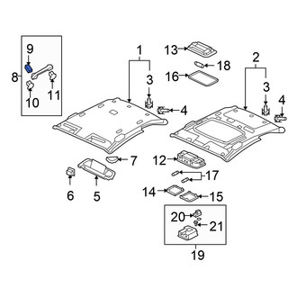 Honda OE - Interior Grab Bar Clip