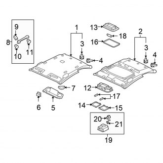 2007 Honda Civic Replacement Headliners — CARiD.com