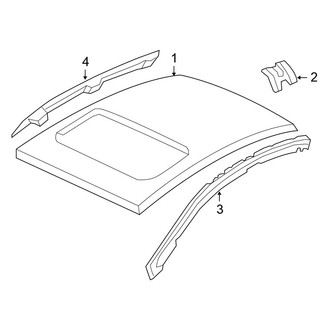 Honda OE - Roof & Components (DX / EX / EX-L / GX / LX / LX-S Sedan)
