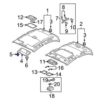Honda OE - Sun Visor Holder