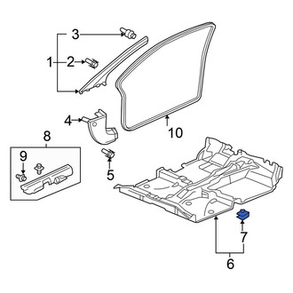 Honda OE - Floor Carpet Clip