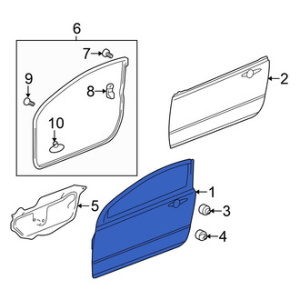 Honda OE - Front Right Door Shell