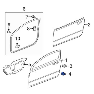 Honda OE - Front Lower Door Stop