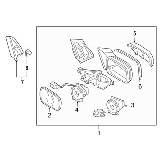 Honda OE - Door - Outside Mirrors (Coupe)