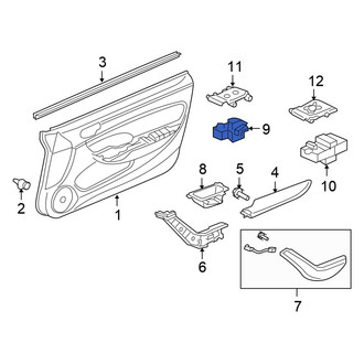 Honda OE - Front Right Door Window Switch
