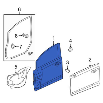 Honda OE - Front Left Door Shell
