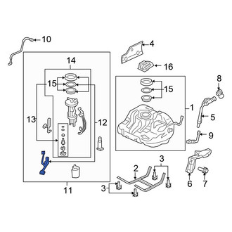 Honda OE - Fuel Sender and Hanger Assembly