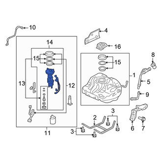 Honda OE - Fuel Pump and Sender Assembly