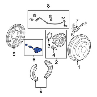 Honda OE - Rear Drum Brake Wheel Cylinder