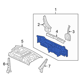 Honda OE - Rear Rear Body Panel