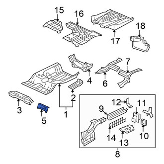 Honda OE - Floor Pan Reinforcement