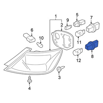 Honda OE - Outer Tail Light Socket