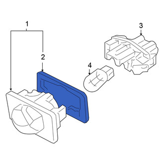 Honda OE - License Light Lens Gasket